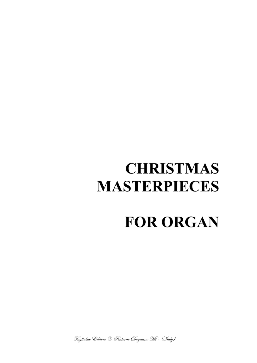 CHRISTMAS MASTERPIECES FOR ORGAN - Look at the content of the collection inside Organ Solo scores gallery preview page 1