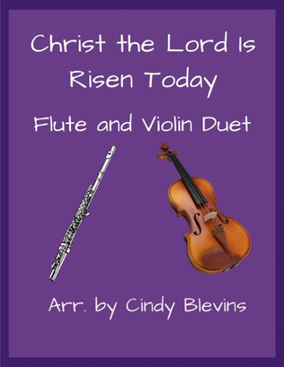 Book cover for Christ the Lord Is Risen Today, Flute and Violin