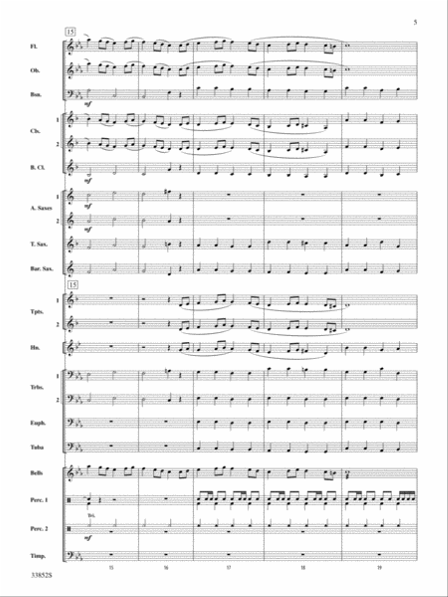 Monticello Mosaic: Score Concert Band scores gallery preview page 5