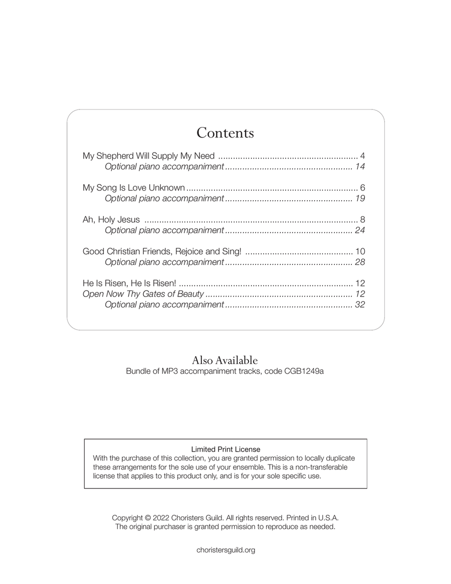 Lamb of God, King of Kings Handbell Choir scores gallery preview page 5