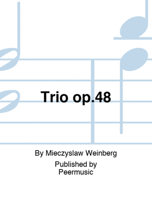 Book cover for Trio op.48
