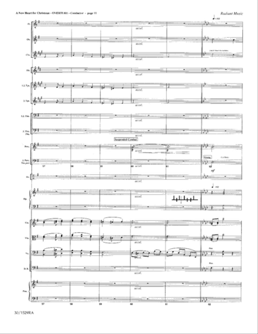 A New Heart for Christmas - Orchestration Choir scores gallery preview page 12