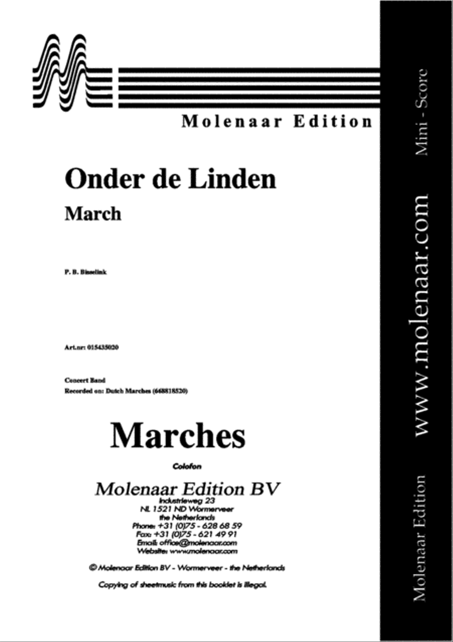 Onder de Linden Concert Band scores gallery preview page 2