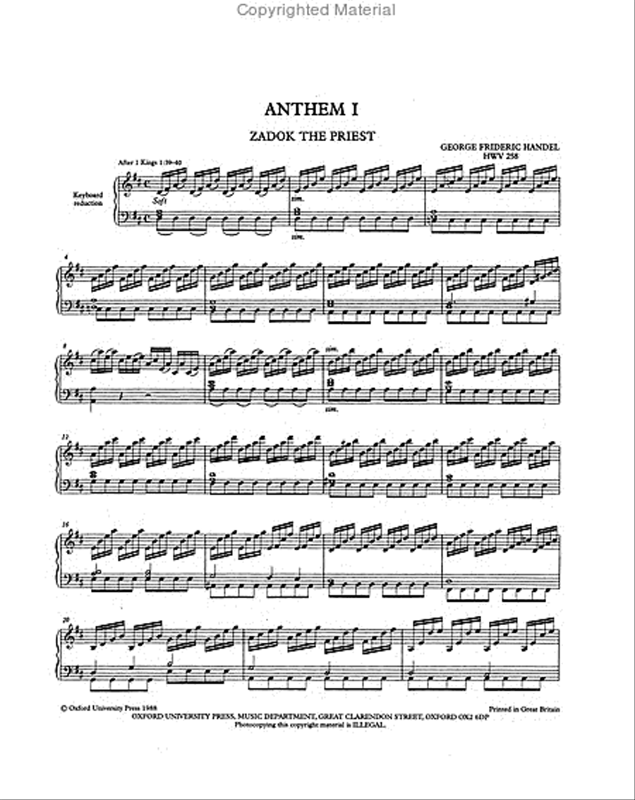 Four Coronation Anthems Four Coronation Anthems 4-Part scores gallery preview page 2