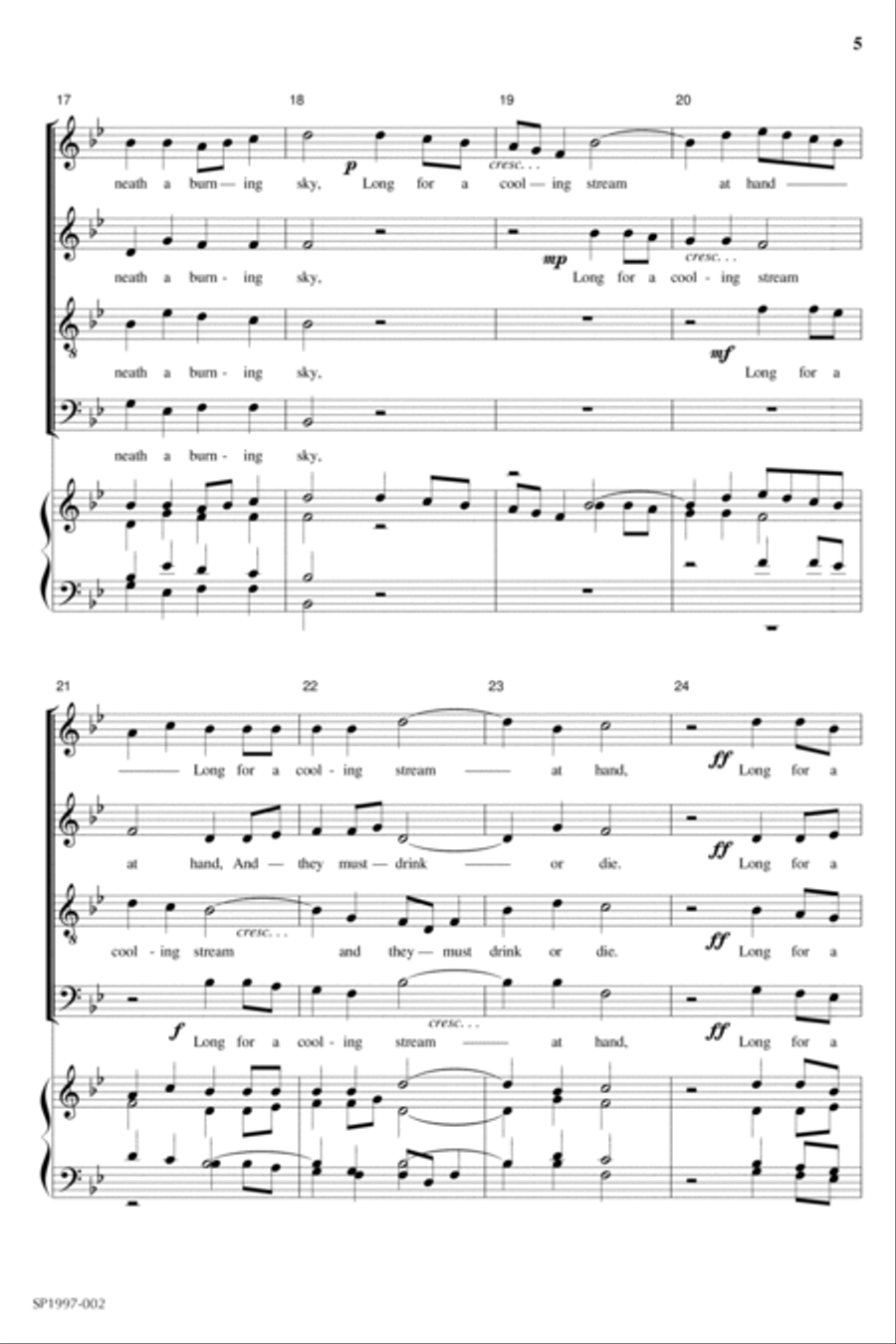 Early, My God, Without Delay Choir scores gallery preview page 4