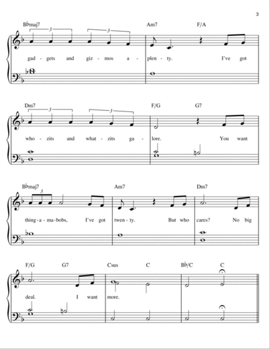 Part Of Your World (from The Little Mermaid) Easy Piano scores gallery preview page 3
