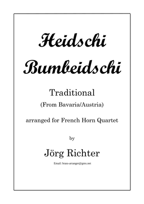 Heidschi Bumbeidschi für Horn Quartett