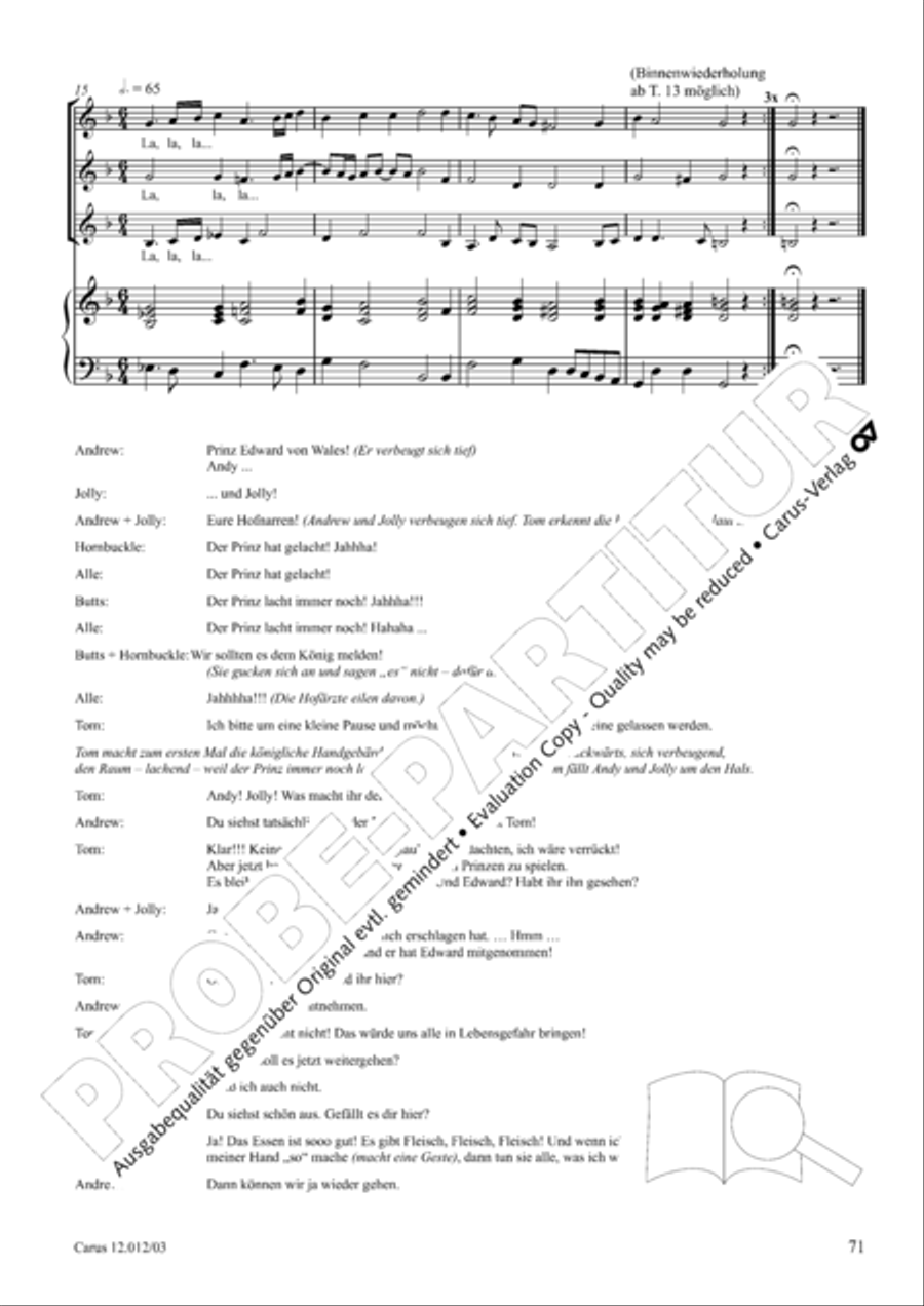 London Dreams 3-Part scores gallery preview page 72