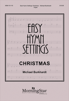 Book cover for Easy Hymn Settings- Christmas