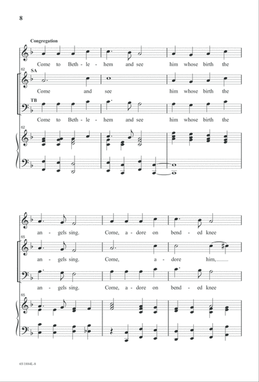 Let Us Adore Him Let Us Adore Him 4-Part scores gallery preview page 10