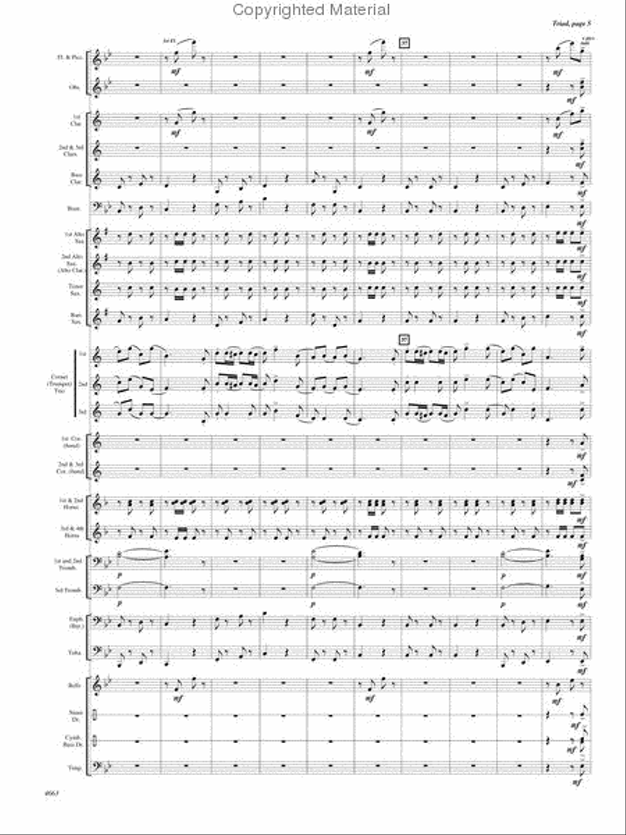 Triad Triad Concert Band scores gallery preview page 5
