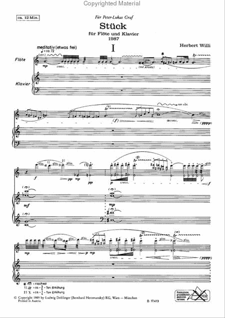 Stuck 1987 Stuck 1987 Flute Solo scores gallery preview page 2