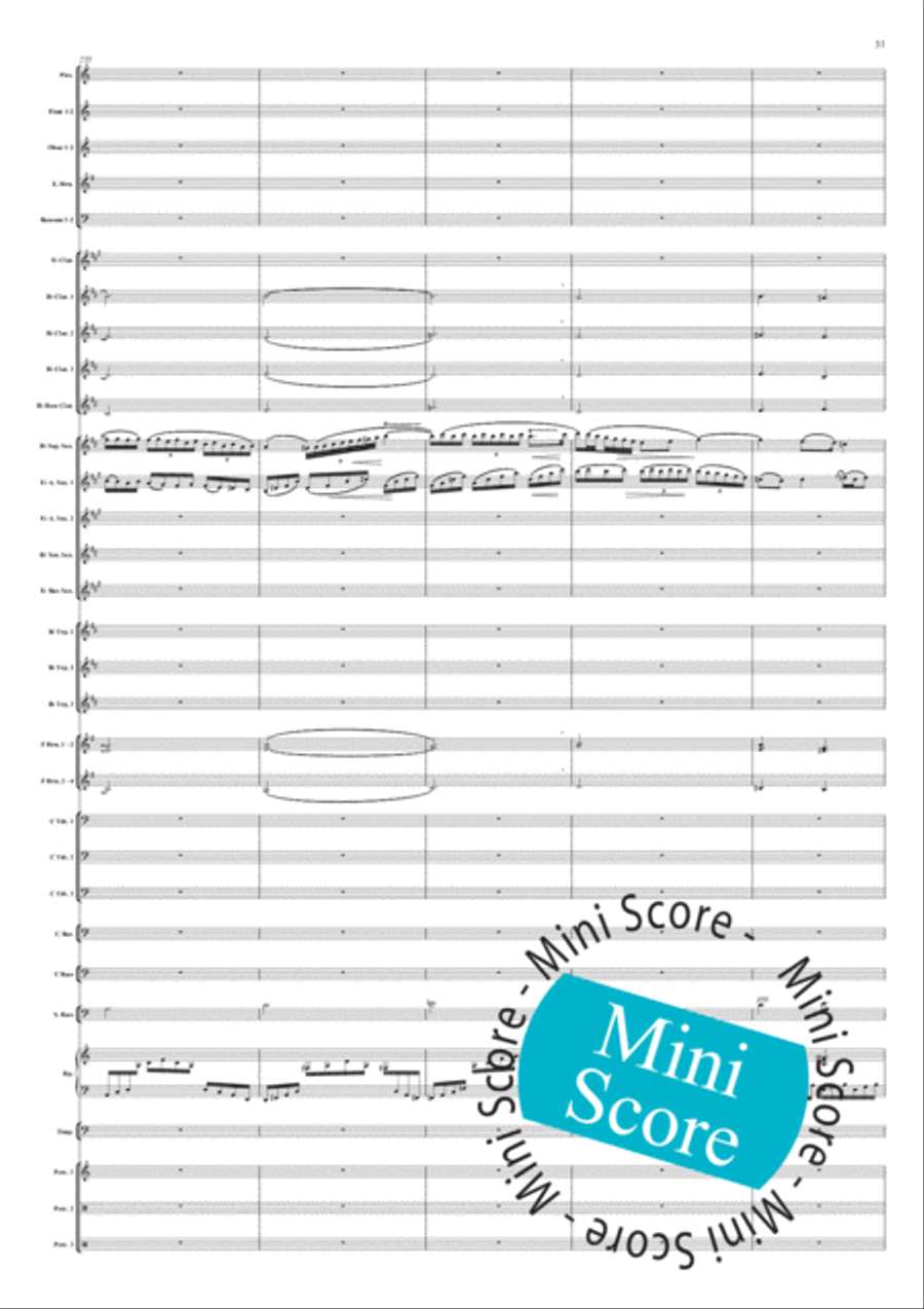 Songs of Liberation Concert Band scores gallery preview page 35