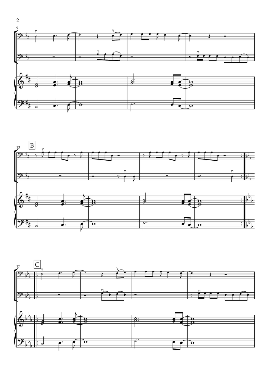 All My Life String Duet scores gallery preview page 2
