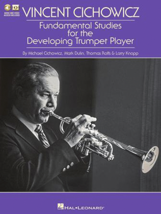 Book cover for Vincent Cichowicz – Fundamental Studies for the Developing Trumpet Player