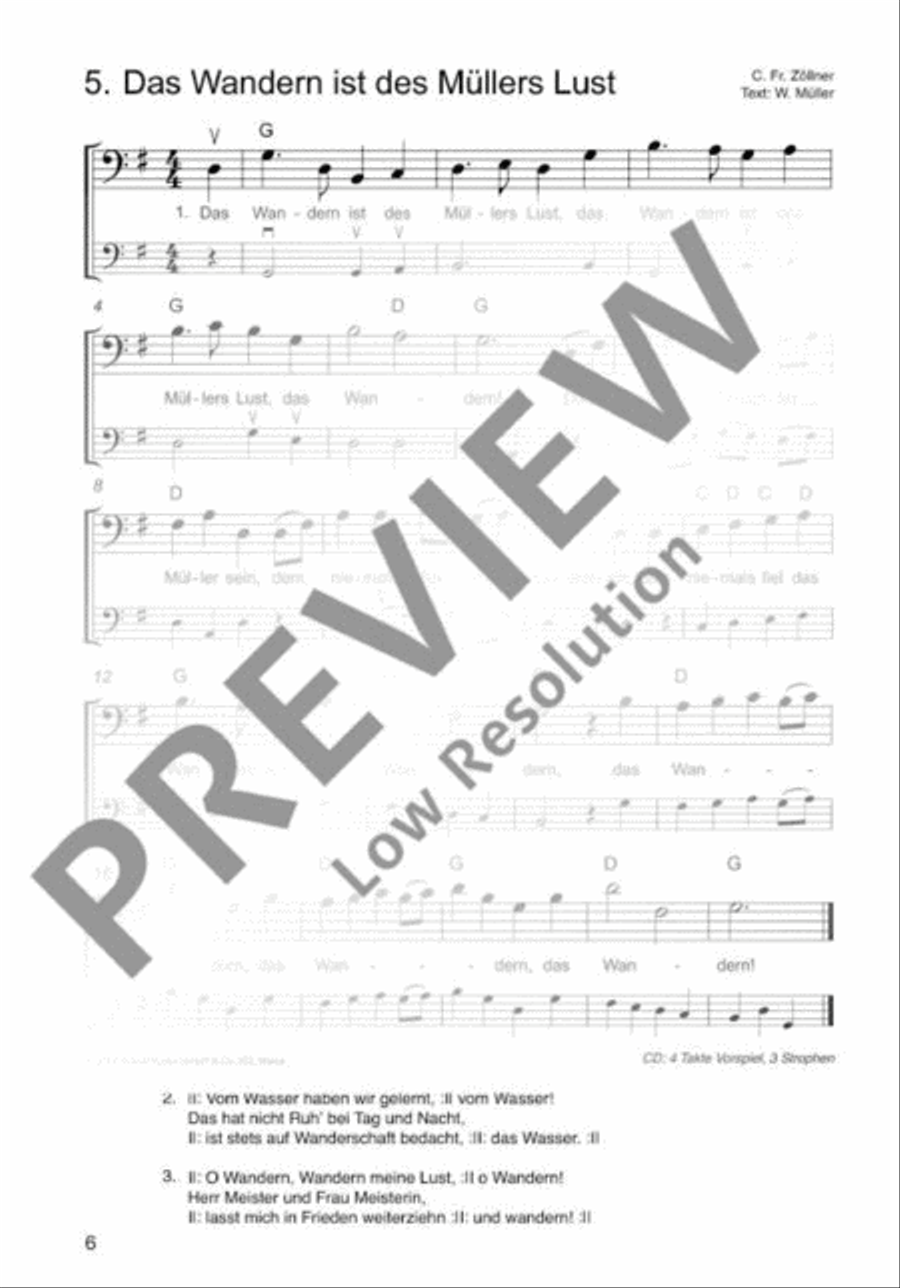 Die schönsten Volks- und Kinderlieder Cello scores gallery preview page 7
