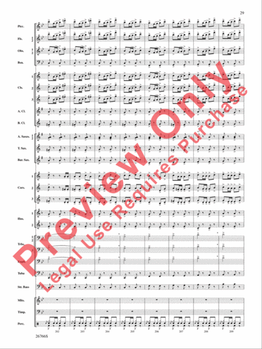 A Christmas Festival A Christmas Festival Concert Band scores gallery preview page 30