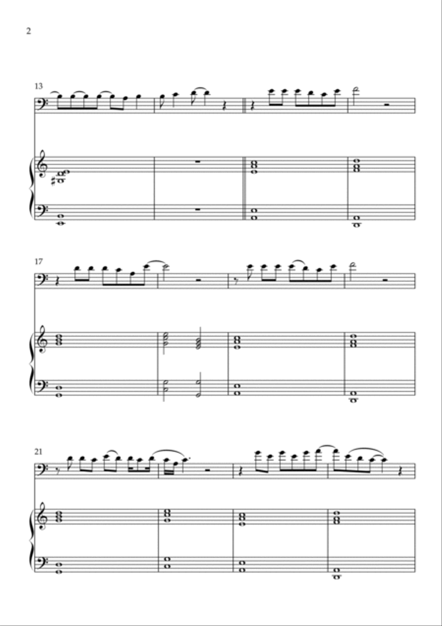 Flowers Bassoon scores gallery preview page 2