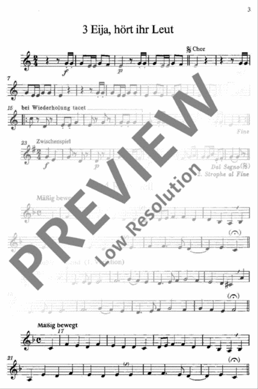 Mit freudigem Schall Choir scores gallery preview page 4