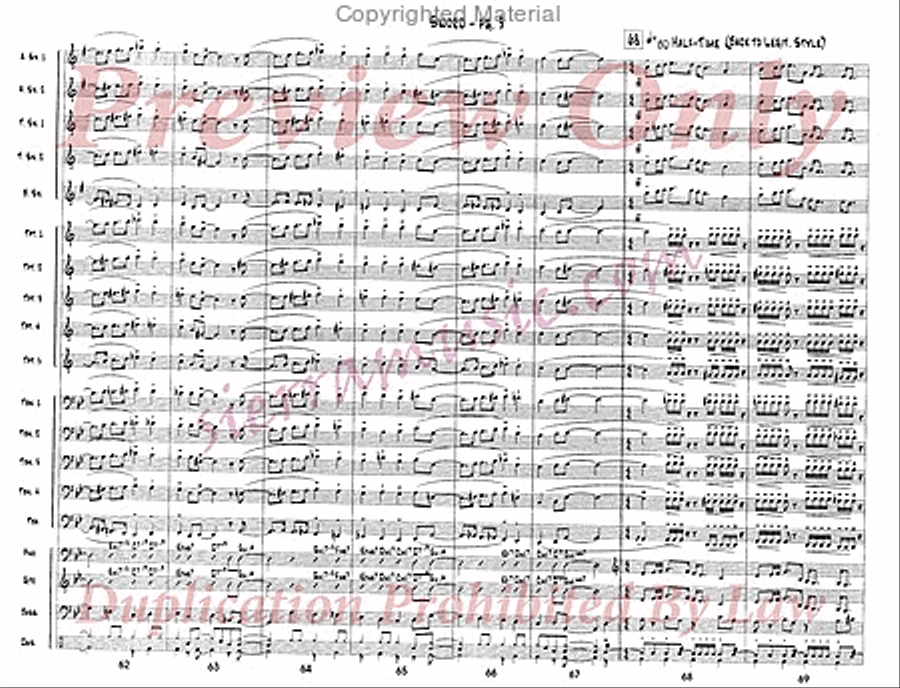 Sword Big Band scores gallery preview page 10