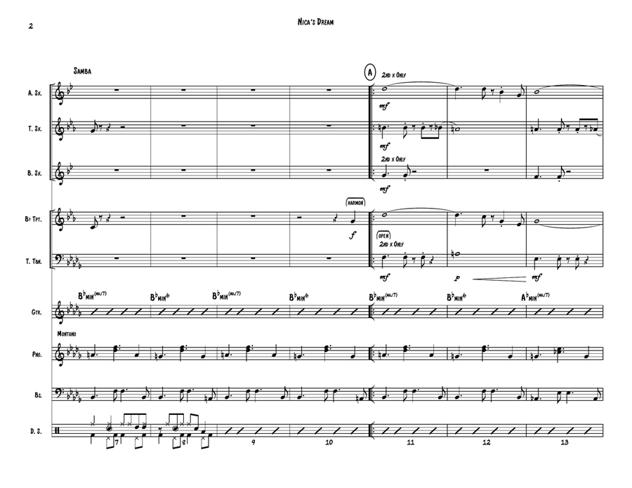 Nica's Dream Jazz Ensemble scores gallery preview page 2