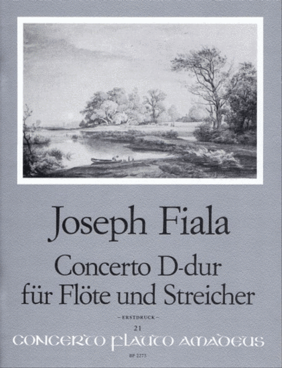 Concerto D major Flute scores gallery preview page 1