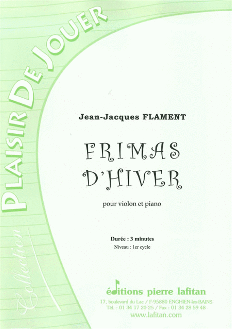 Frimas D'Hiver Frimas D'Hiver Violin Solo scores gallery preview page 1