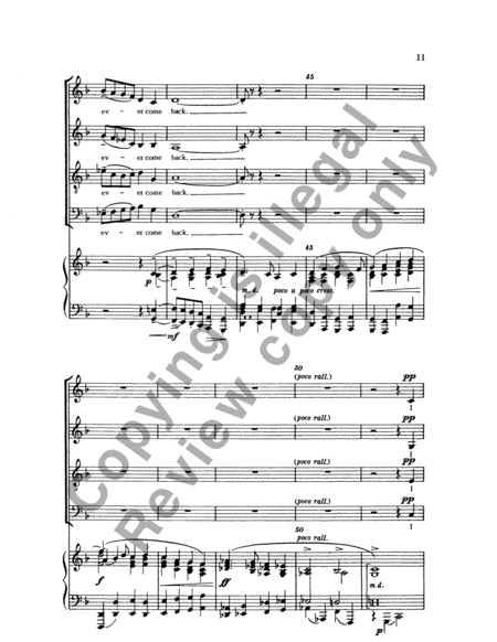 The Road Not Taken - SATB - From "Frostiana" image number null