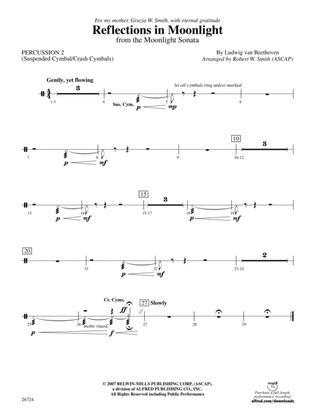 Reflections In Moonlight: 2nd Percussion