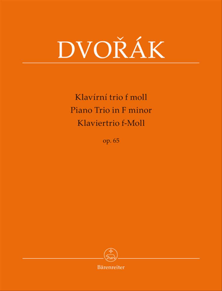 Piano Trio F minor op. 65 Piano Trio scores gallery preview page 1