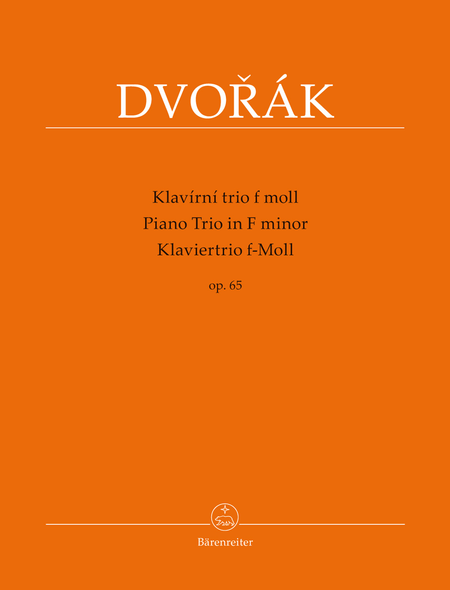Piano Trio F minor op. 65