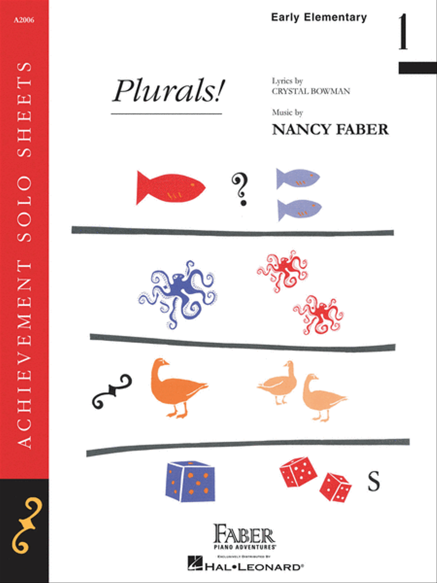 Plurals! Piano Method scores gallery preview page 1