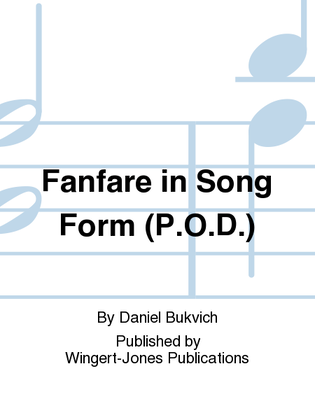 Fanfare In Song Form - Full Score
