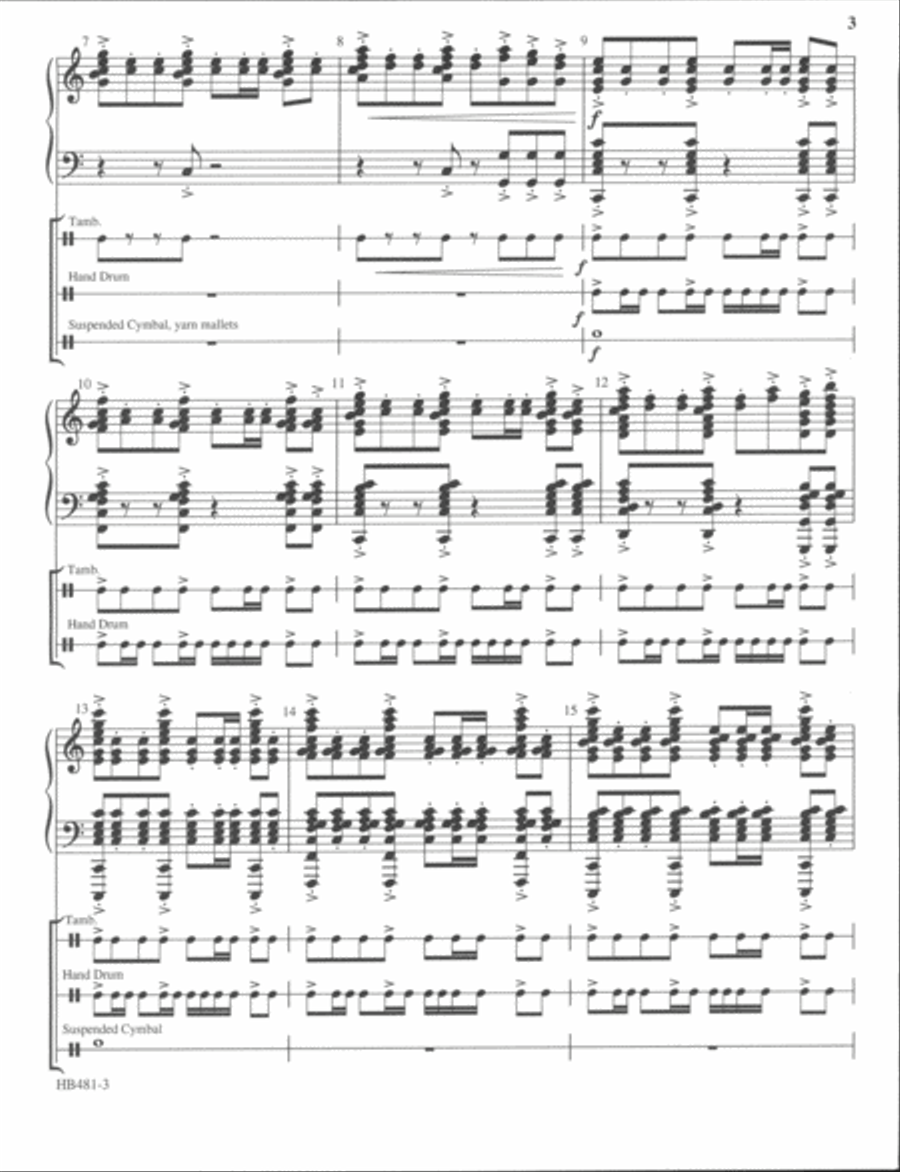 Good King Wenceslas - Krug Handbell Choir scores gallery preview page 3