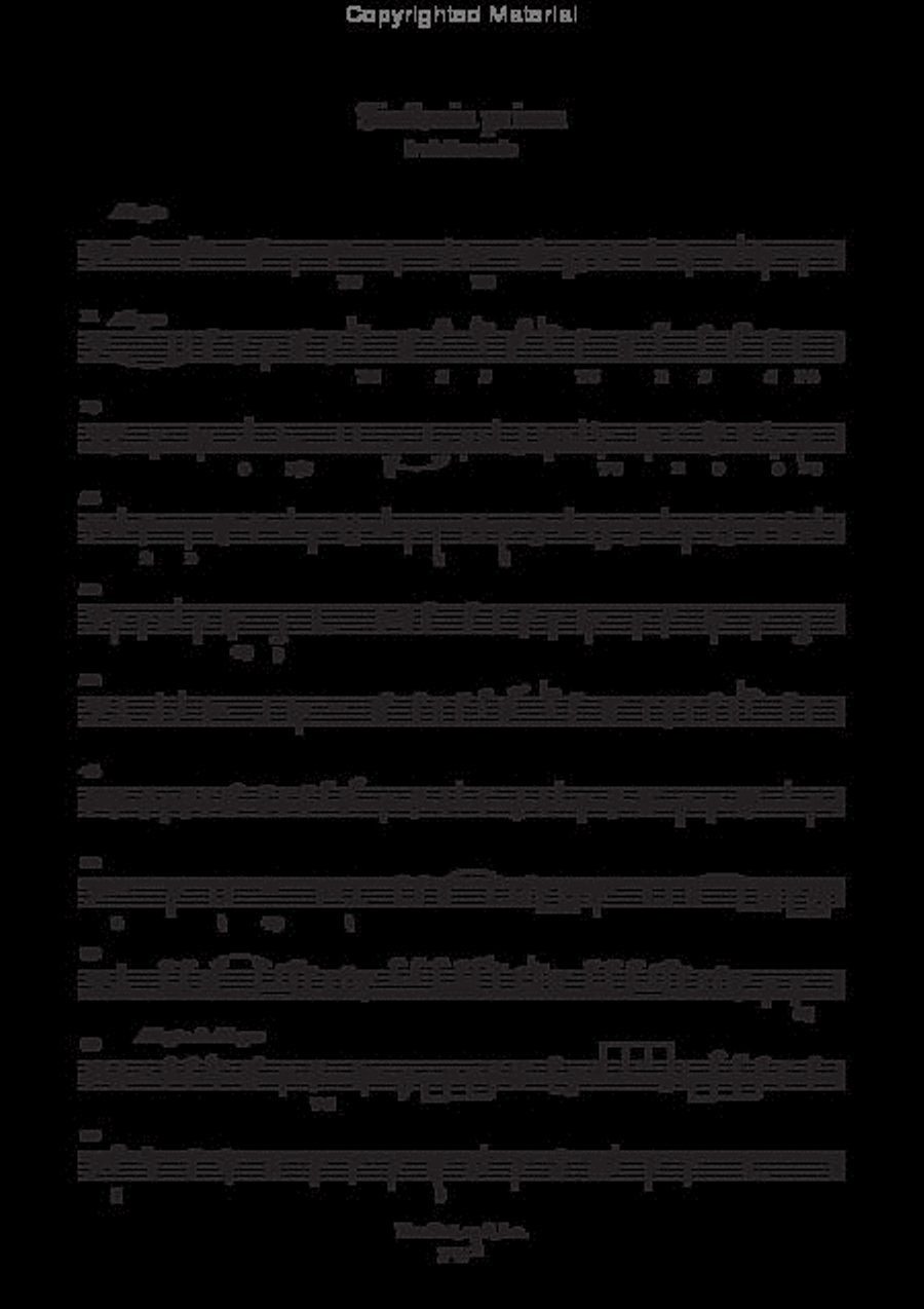 Sinfonici concerti op.9 (Venezia, 1667) Basso Continuo scores gallery preview page 4