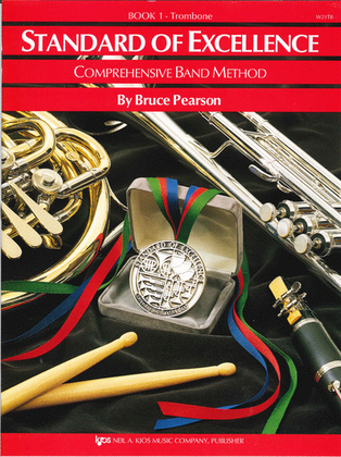 Book cover for Standard of Excellence Book 1, Trombone