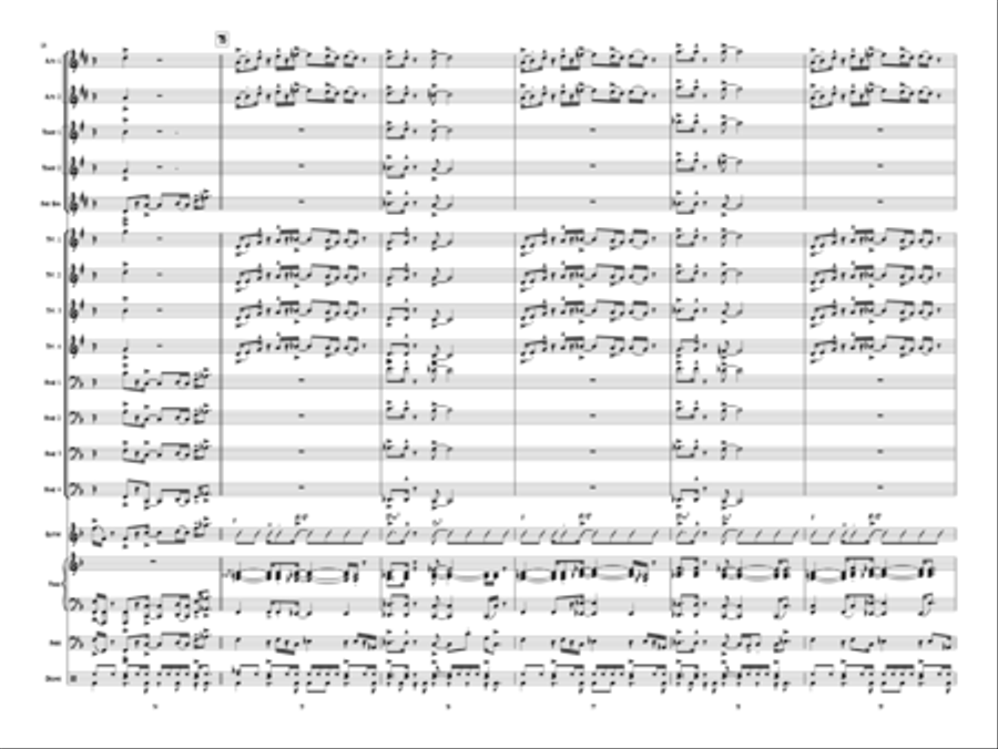 Says Who? Jazz Ensemble scores gallery preview page 14