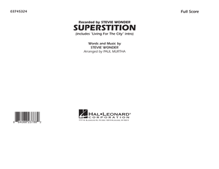 Superstition (includes "Living for the City" Intro) - Full Score