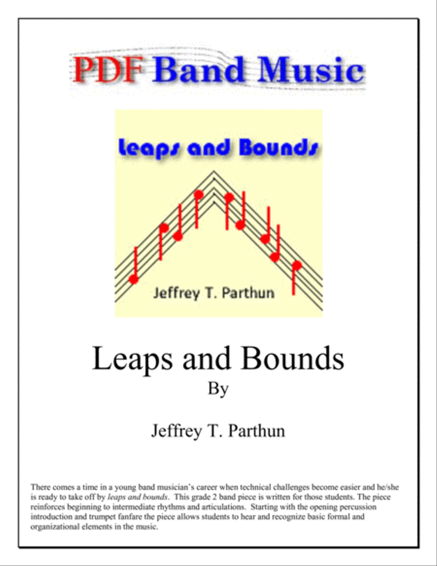Leaps and Bounds Concert Band scores gallery preview page 2