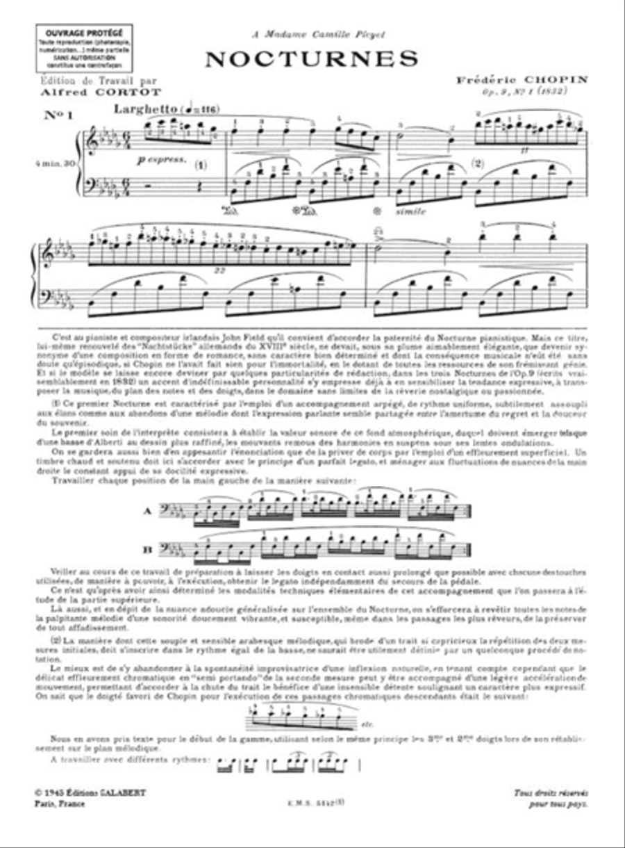 Nocturnes Op. 9, 15, 27, 32 - 1er volume Piano Solo scores gallery preview page 3