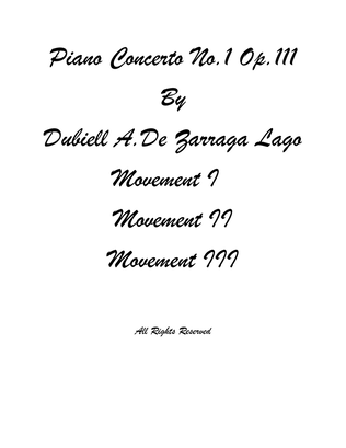Piano Concerto No.1 C# Minor Op.111