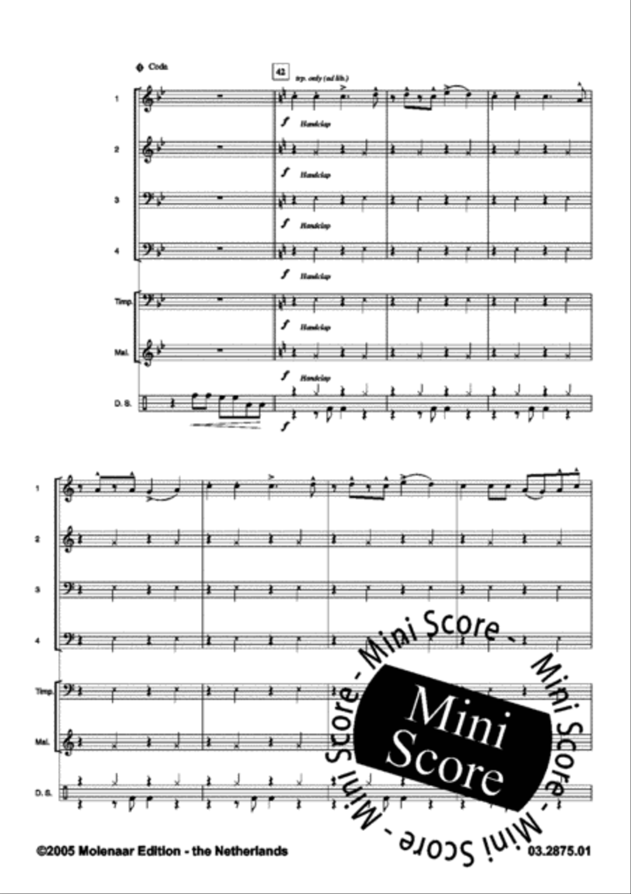 Jamaican Sun Jamaican Sun Fanfare Band scores gallery preview page 9