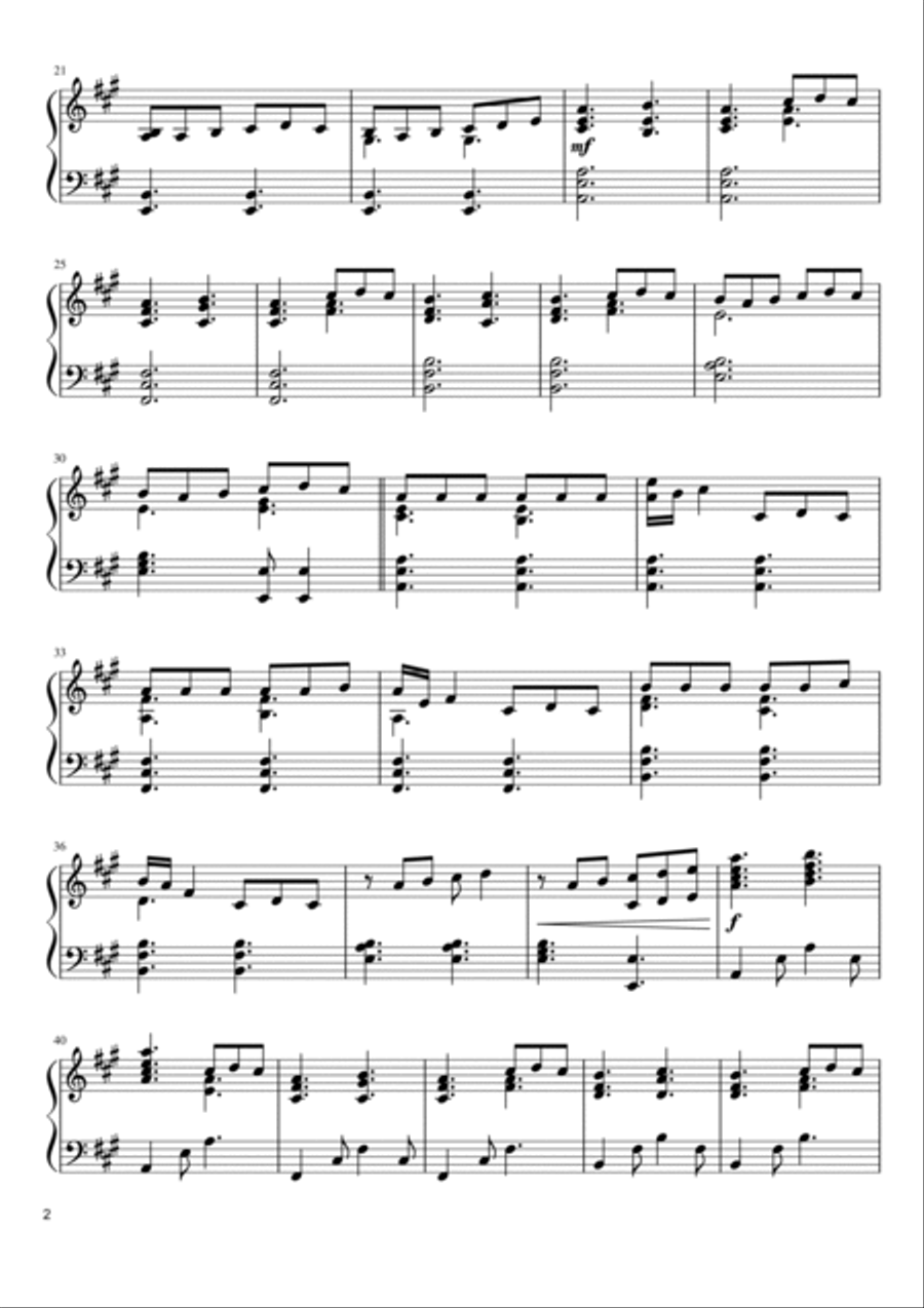 Ti Amo Piano Solo scores gallery preview page 2