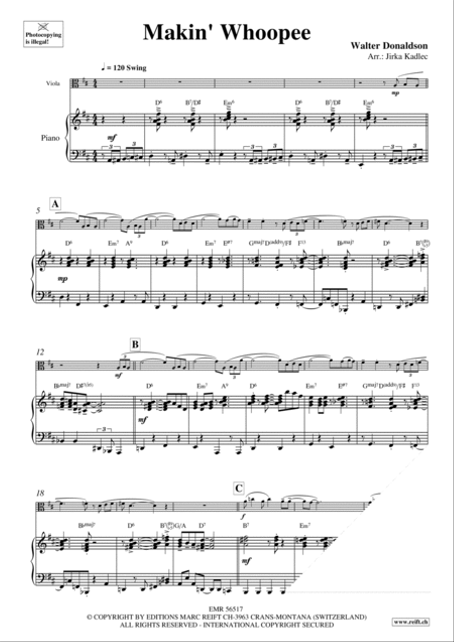 Makin' Whoopee Piano Accompaniment scores gallery preview page 4