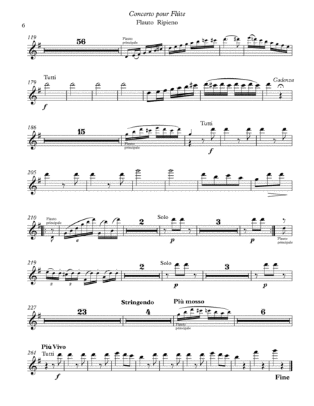 Franz Krommer (1759-1830) - Flute Concerto n.1 op.30 ( Full Score and parts)
