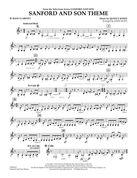 Sanford And Son Theme - Bb Bass Clarinet