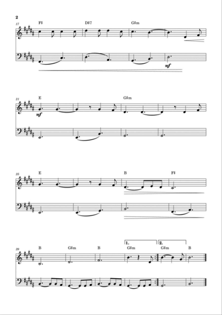 Hallelujah Oboe scores gallery preview page 2