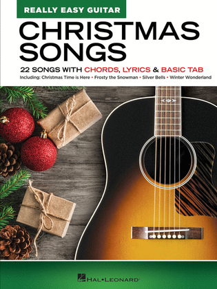 Book cover for Christmas Songs – Really Easy Guitar Series