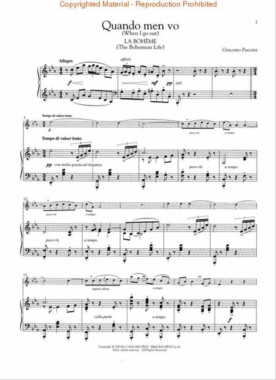 Play Puccini Play Puccini Clarinet Solo scores gallery preview page 2