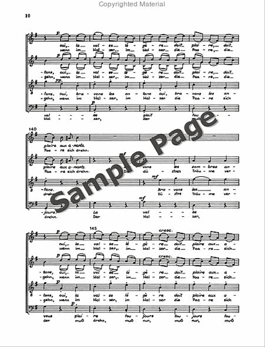 Waltz with Chorus 4-Part scores gallery preview page 11